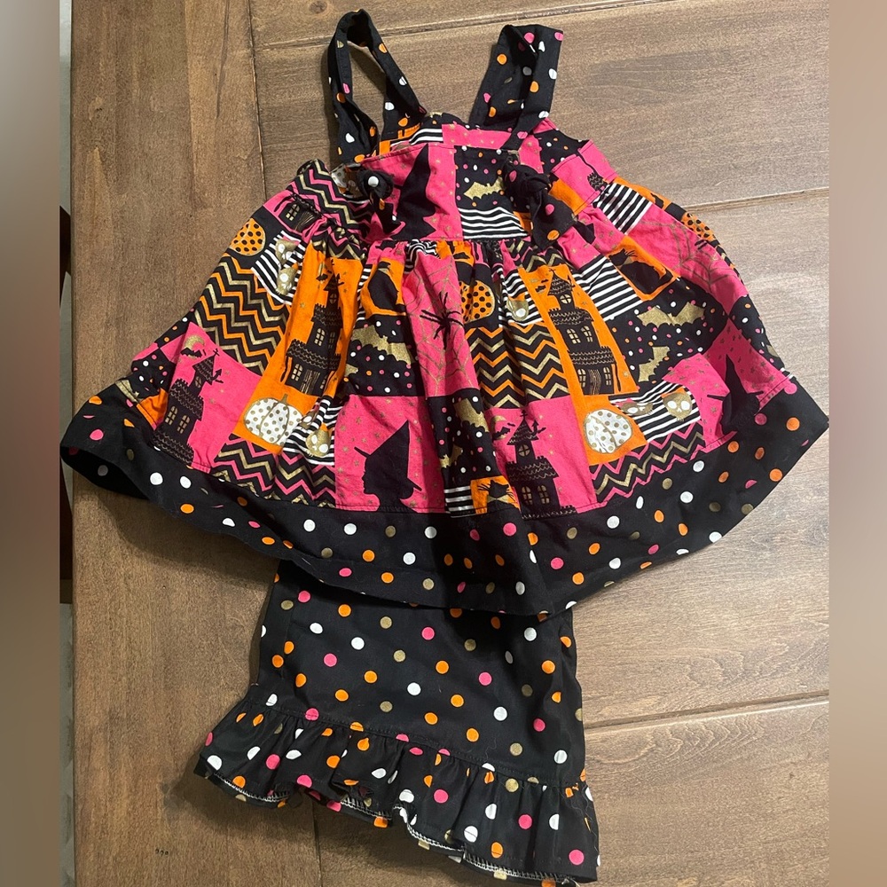Handmade Halloween Toddler Dress